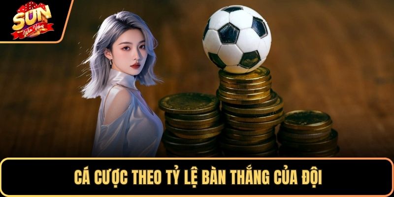 Cá cược theo tỷ lệ bàn thắng của đội