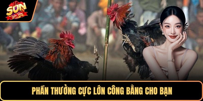Phần thưởng cực lớn công bằng cho bạn